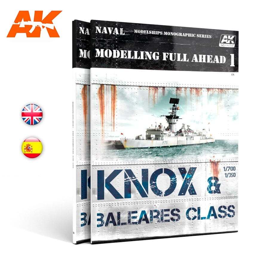 【再入荷】AK098 モデリング・フル・アヘッド 1 ノックス/バレアレス級フリゲート