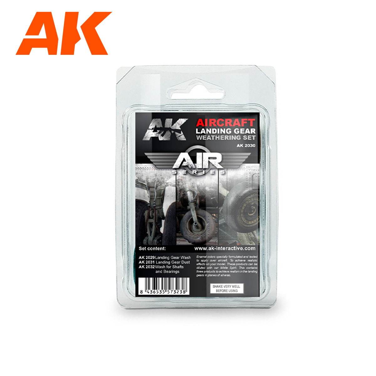 【再入荷】AK2030 ランディングギア ウェザリングセット