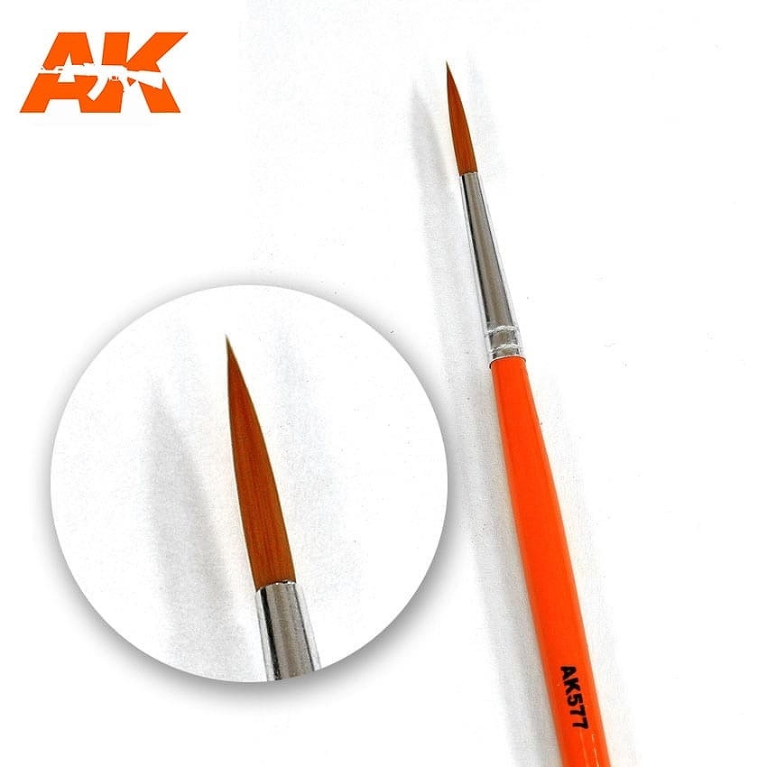 【新製品】AK00577 ウェザリング・極細長毛筆