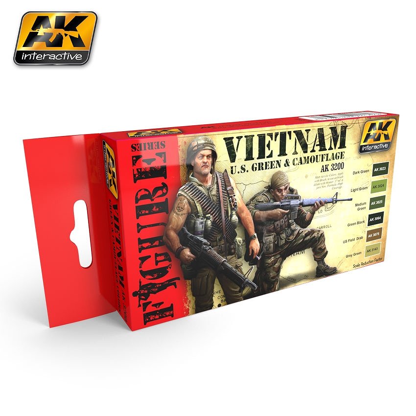 【新製品】AK3200)USベトナム戦争ユニフォームカラーズ