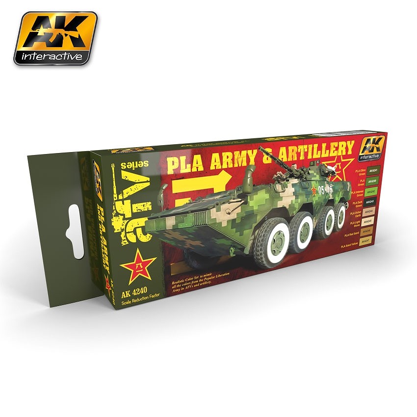 【新製品】AK4240)PLA 中国人民解放軍カラーセット