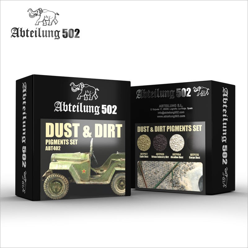 【新製品】ABT402)ダスト＆ダートセット DUST & DIRT PIGMENTS SET