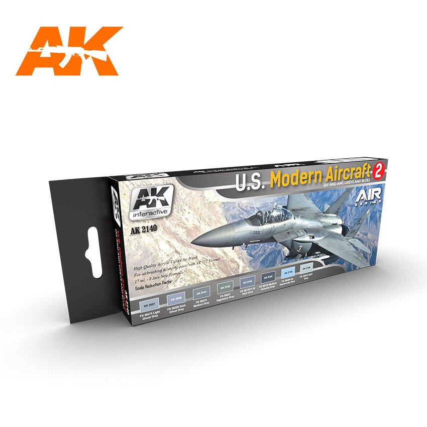 【新製品】AK2140 アメリカ現用航空機カラーセット2