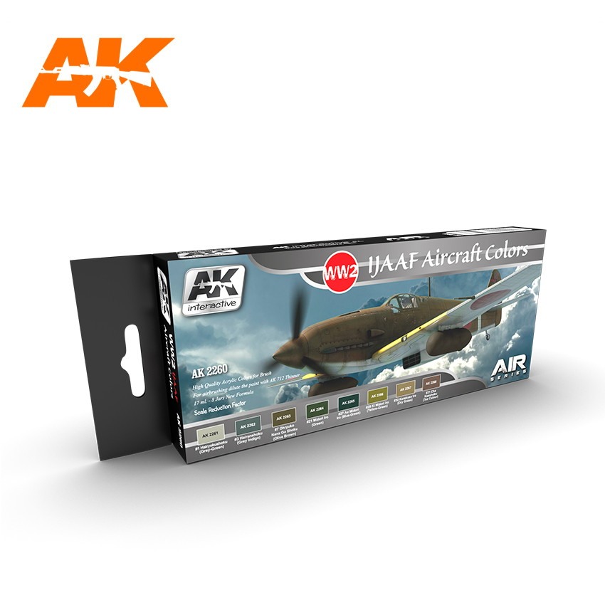 【新製品】AK2260 WWII 日本陸軍機カラーセット
