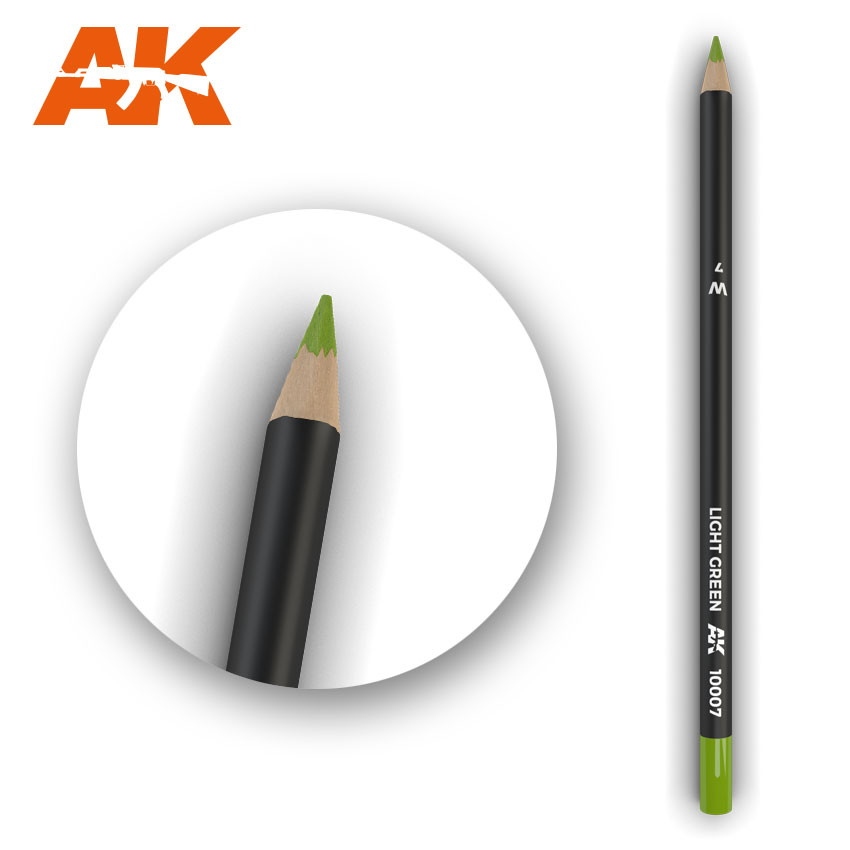 【新製品】AK10007 ウェザリングペンシル ライトグリーン