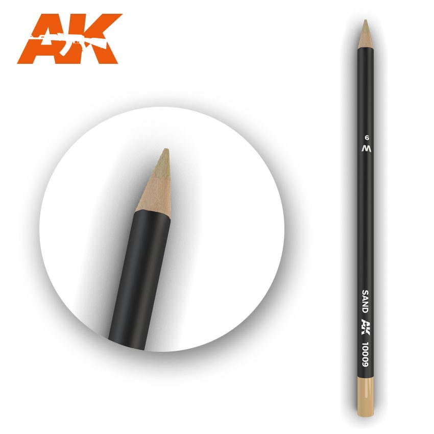 【新製品】AK10009 ウェザリングペンシル サンド