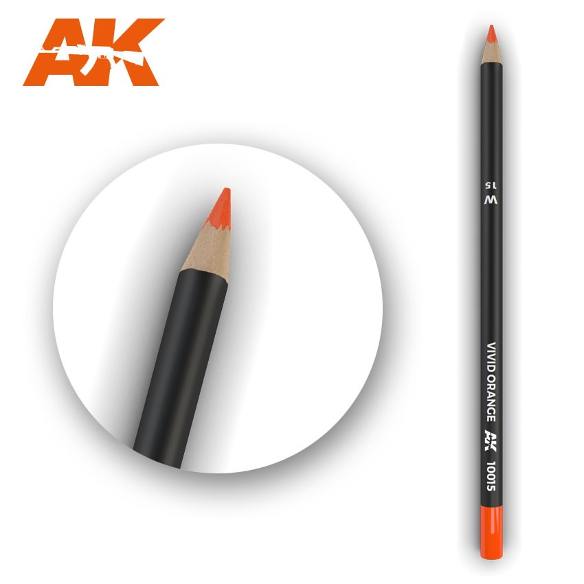【新製品】AK10015 ウェザリングペンシル ビビッドオレンジ