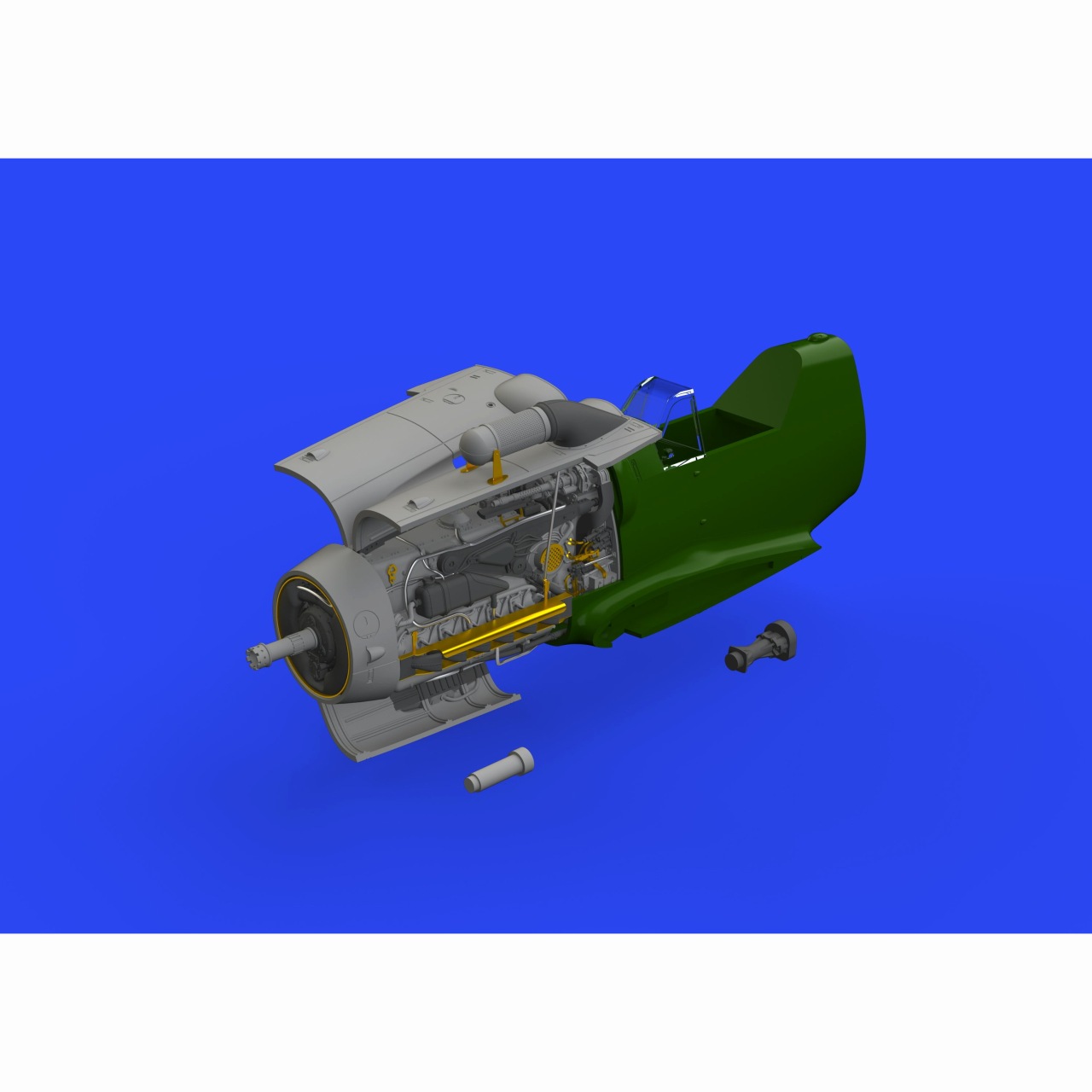 【新製品】ブラッシン648406 メッサーシュミット Bf109G-6 エンジン