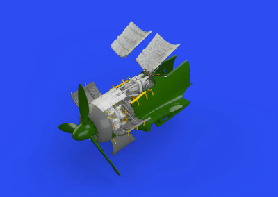 【再入荷】ブラッシン672118 フォッケウルフ Fw190A-5 エンジン&胴体内機銃