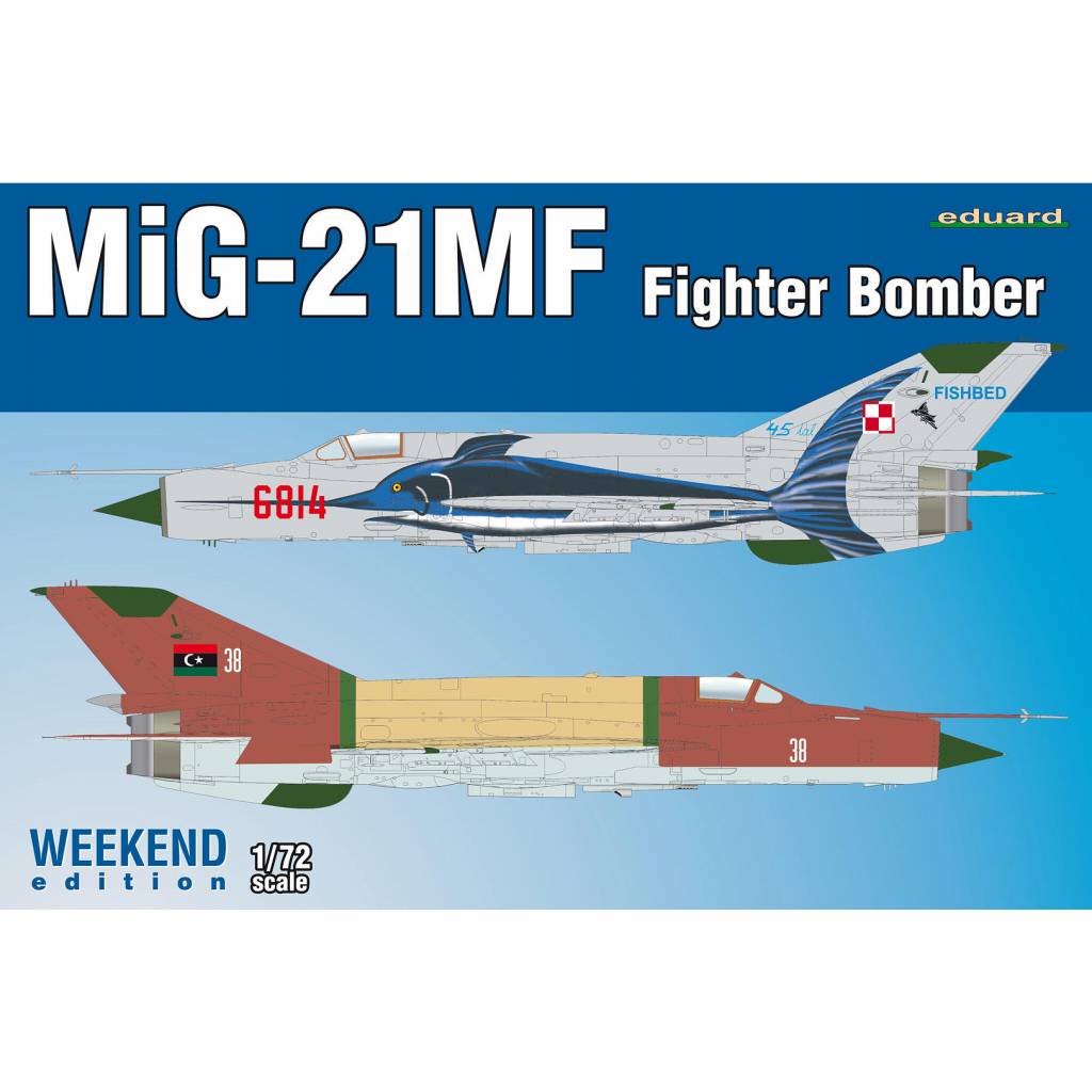 【新製品】7451 ミグ MiG-21MF フィッシュベッド 戦闘攻撃機 ウィークエンドエディション