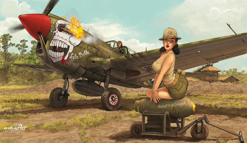 【新製品】11104)P-40N ウォーホーク エデュアート