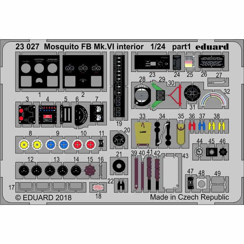 【新製品】23027 モスキートFB Mk.VI 内装