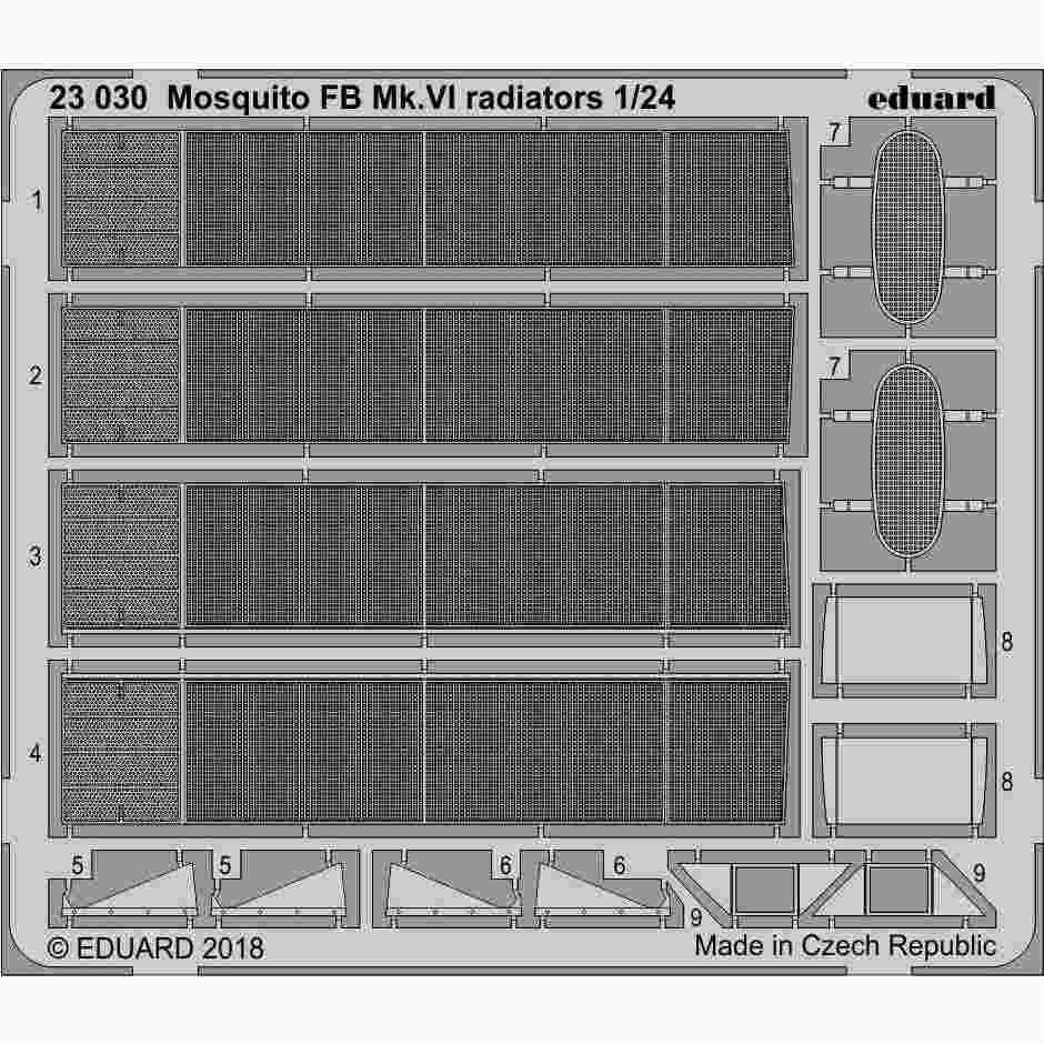 【新製品】23030 モスキートFB Mk.VI ラジエーター