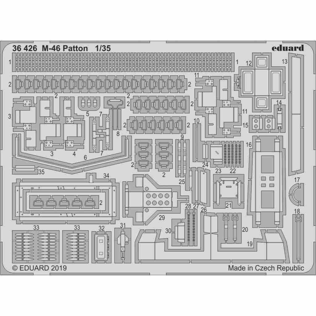 【新製品】36426 アメリカ陸軍 M46 パットン 中戦車