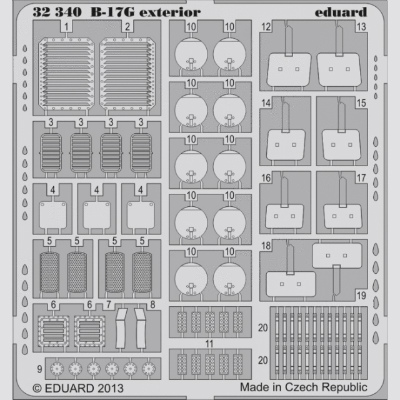 【新製品】[8591437323401] 32340)B-17G フラインフォートレス 外装