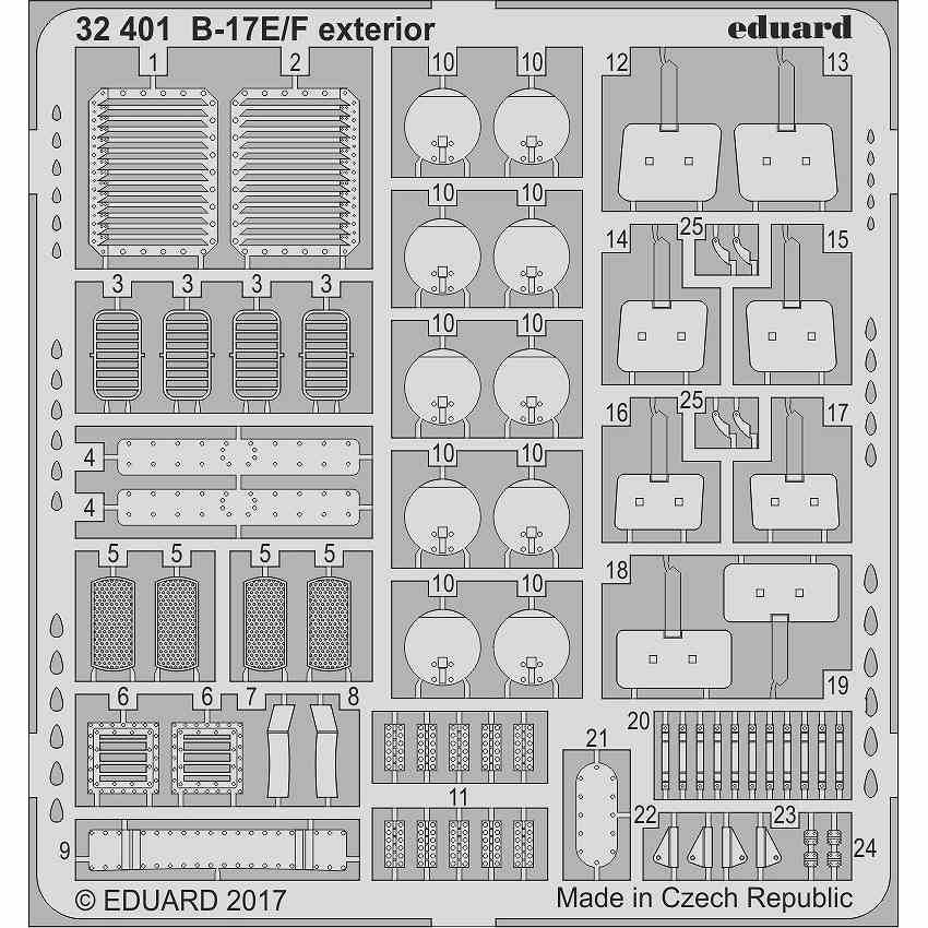 【新製品】32401)ボーイング B-17E/F フライングフォートレス 外装