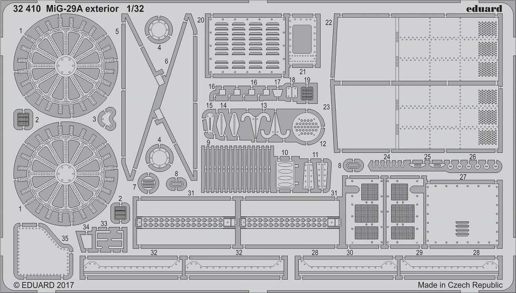 【新製品】32410)MiG-29A フルクラム 外装