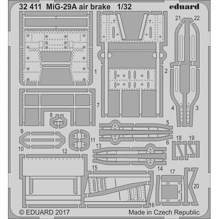 【新製品】32411)MiG-29A フルクラム エアブレーキ