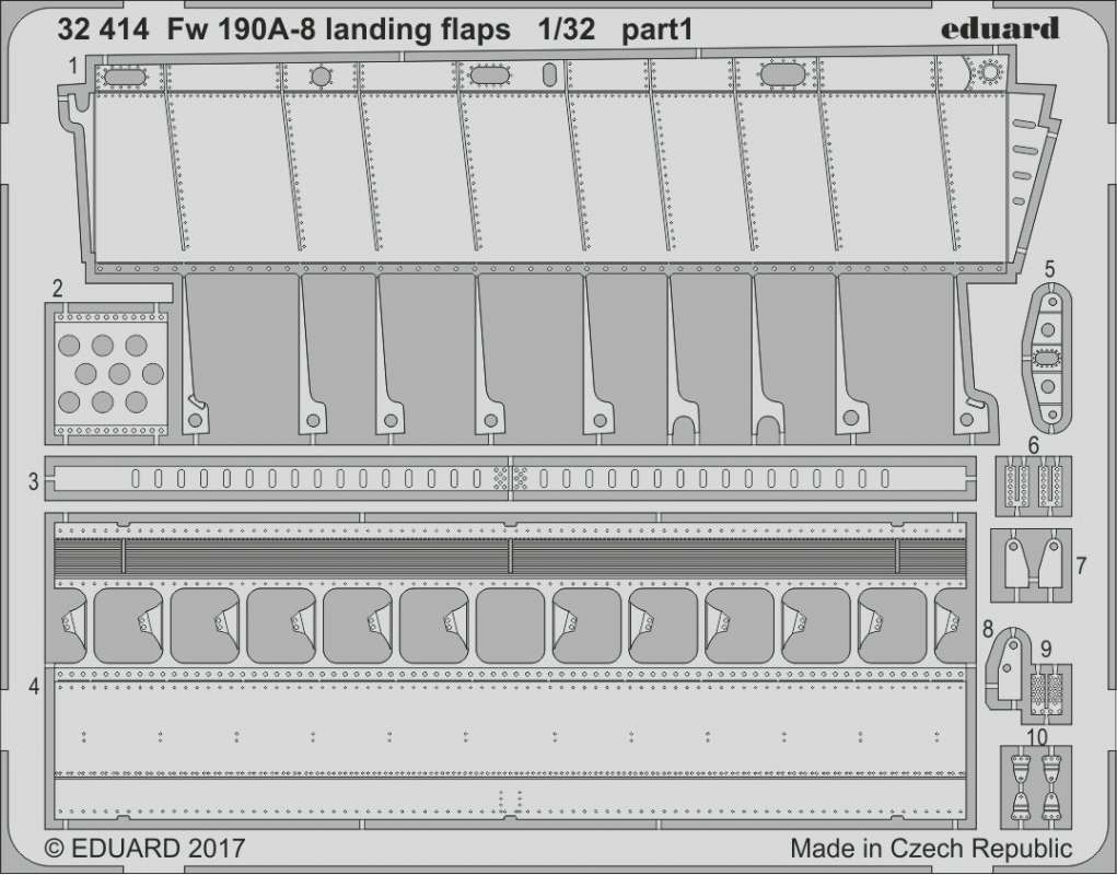 【新製品】32414)フォッケウルフ Fw190A-8 ランディングフラップ