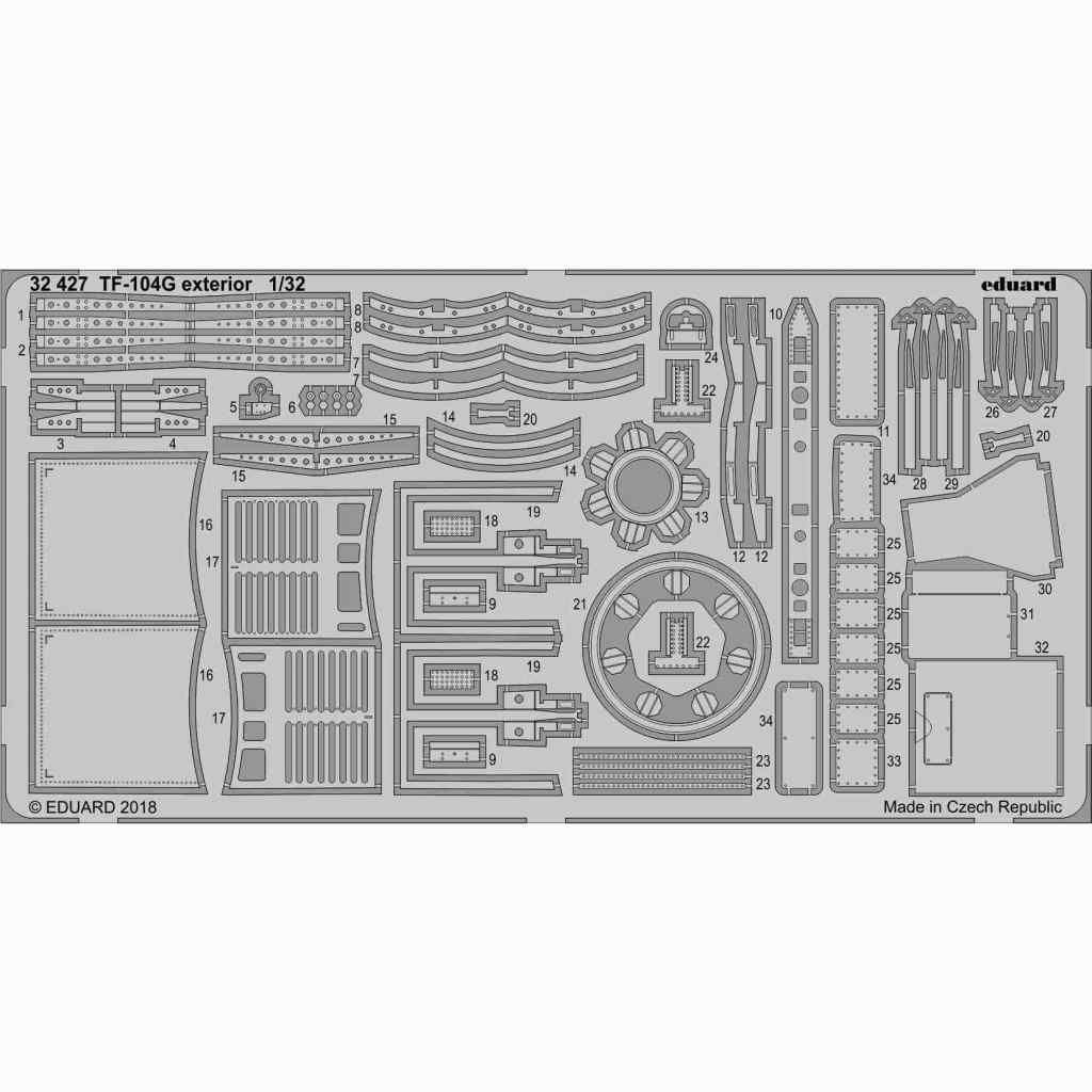 【新製品】32427 TF-104G スターファイター 外装