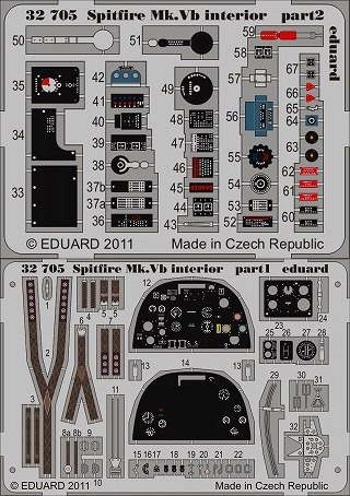 【新製品】[8591437327058] 32705)塗装済 スピットファイアMk.Vb 内装