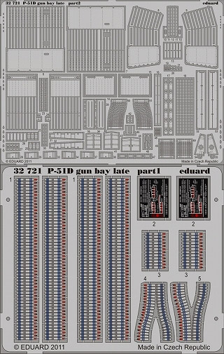 【新製品】[8591437327218] 32721)塗装済 P-51D ムスタング 機銃格納庫 後期型