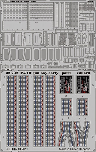 【新製品】[8591437327324] 32732)塗装済 P-51 ムスタング 機銃格納庫 初期型