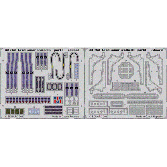 【新製品】[8591437327621] 32762)塗装済 ウェストランド リンクス Mk.88 対潜ヘリ シートベルト