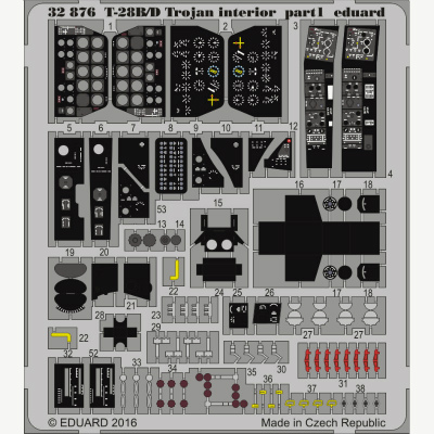 【新製品】32876)塗装済 T-28B/D トロージャン 内装