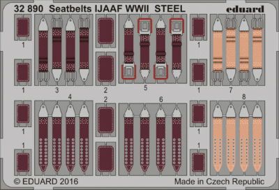 【新製品】32890)塗装済 WWII 日本陸軍機 シートベルト