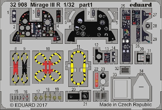 【新製品】32908)塗装済 ミラージュ III R