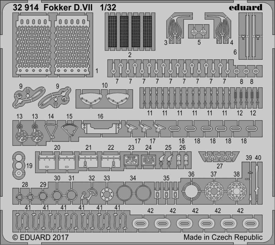 【新製品】32914)塗装済 フォッカーD.VII