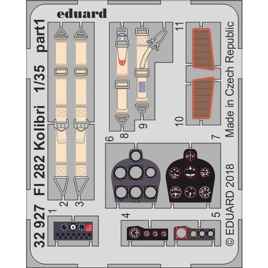 【新製品】32927 塗装済 フレットナー Fl282 コリブリ