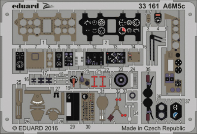 【新製品】33161)塗装済 三菱 A6M5c 零式艦上戦闘機 五二型丙 計器盤