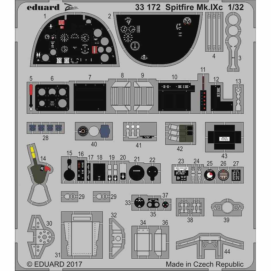 【新製品】33172)塗装済 スピットファイアMk.IXc