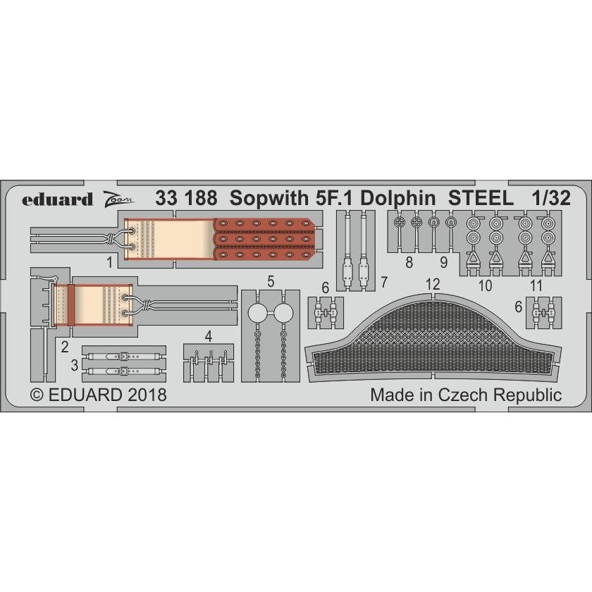 【新製品】33188 塗装済 ソッピース 5F.1 ドルフィン シートベルト