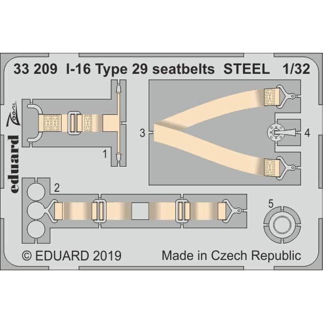 【新製品】33209 塗装済 I-16 タイプ29 シートベルト