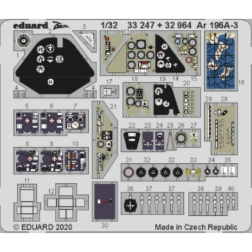 【新製品】33247 塗装済 アラド Ar196A-3 ズームエッチングパーツ (レベル用)