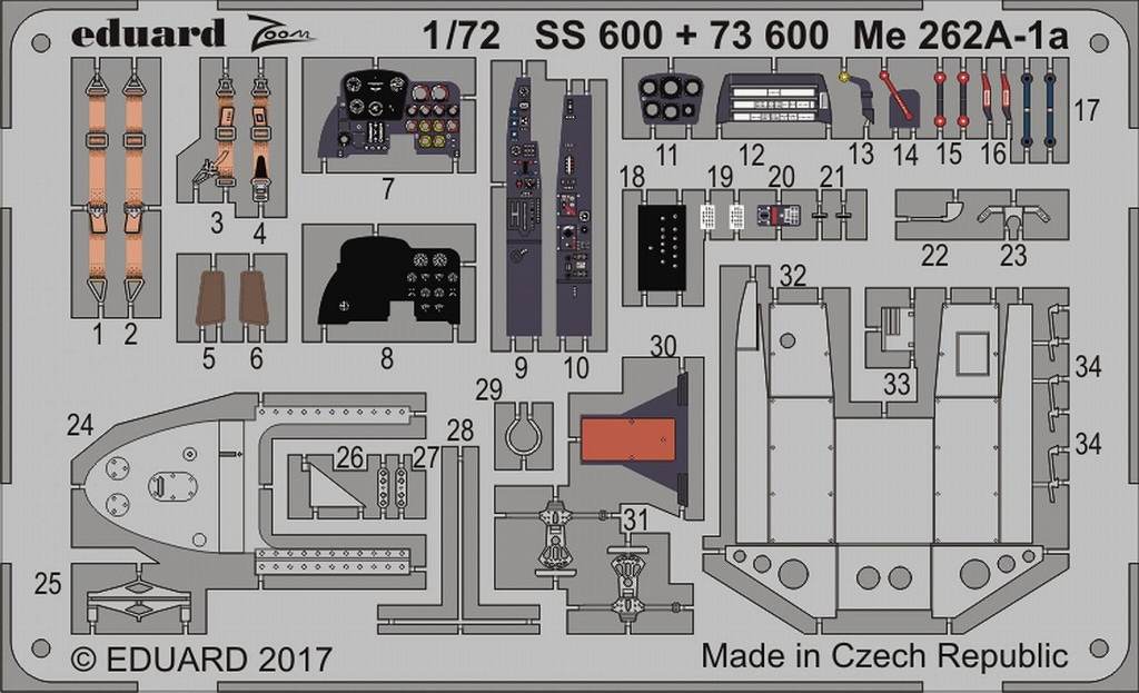 【新製品】SS600)塗装済 Me262A-1a