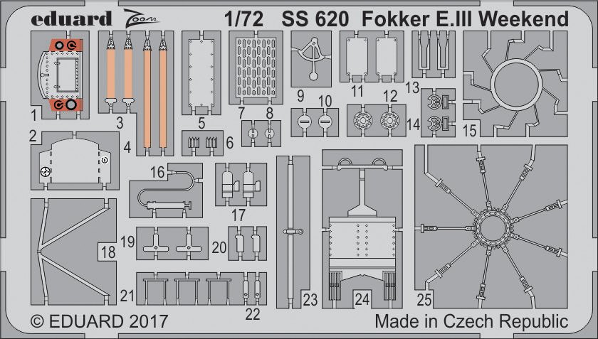 【新製品】SS620)塗装済 フォッカー E.III ウィークエンド用