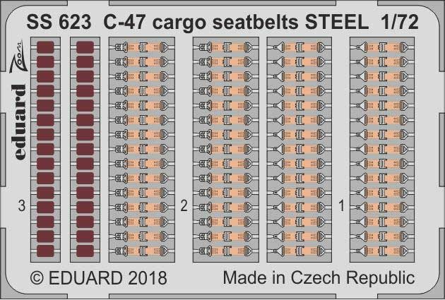 【新製品】SS623 塗装済 ダグラス C-47 スカイトレイン カーゴ室シートベルト