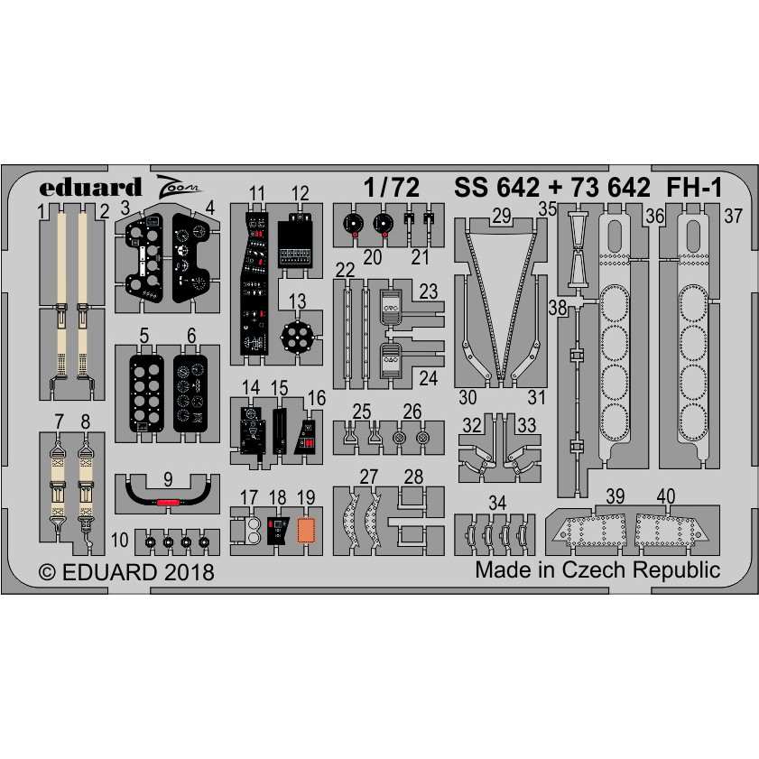 【新製品】SS642 塗装済 マクドネル FH-1 ファントム 内装