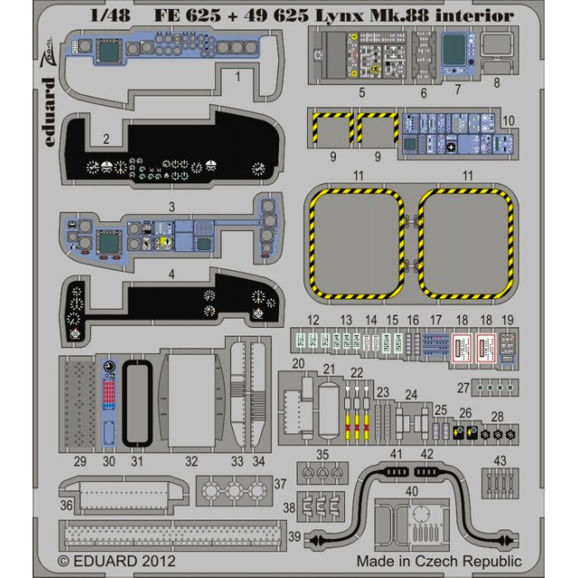 【新製品】[8591437386253] FE625)塗装済 リンクス Mk.88 計器盤