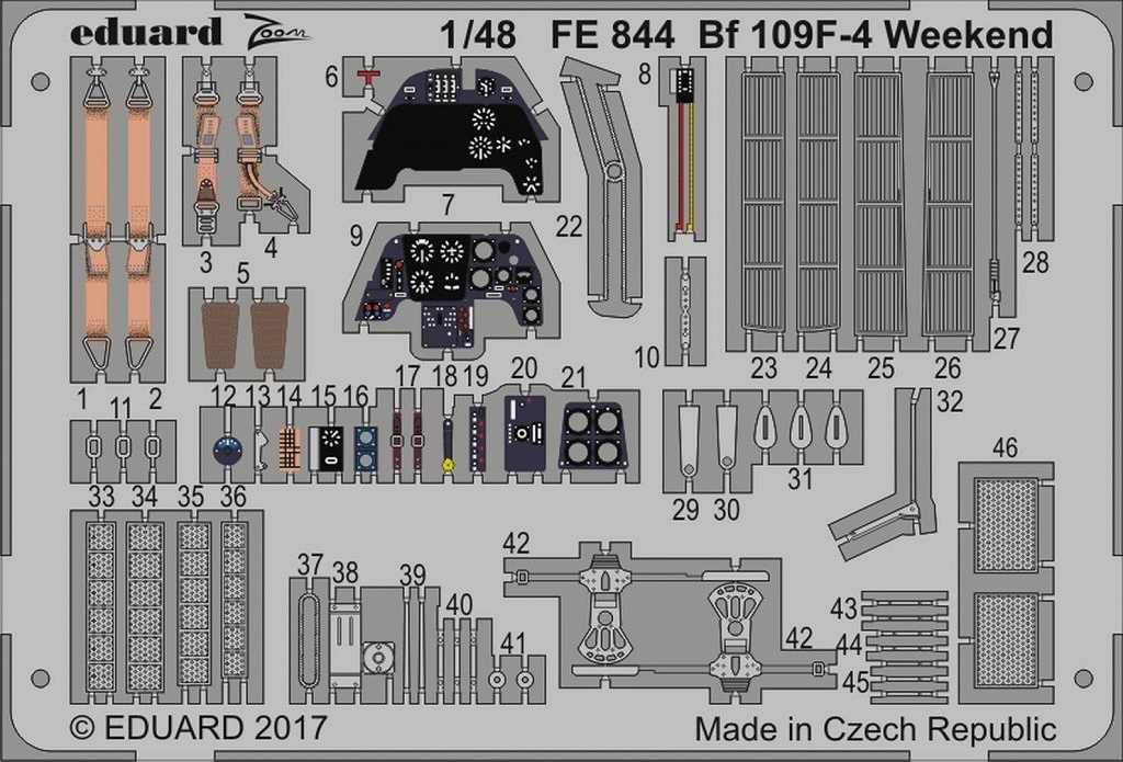 【新製品】FE844)塗装済 Bf109F-4 ウィークエンド