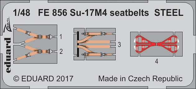 【新製品】FE856)塗装済 スホーイ Su-17M4 フィッター シートベルト
