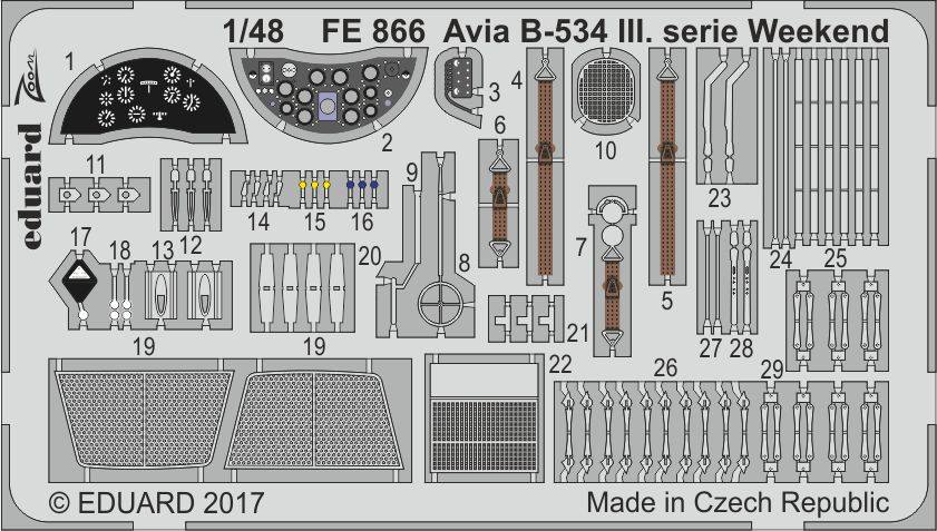 【新製品】FE866)塗装済 アヴィア B-534III 計器盤/シートベルト