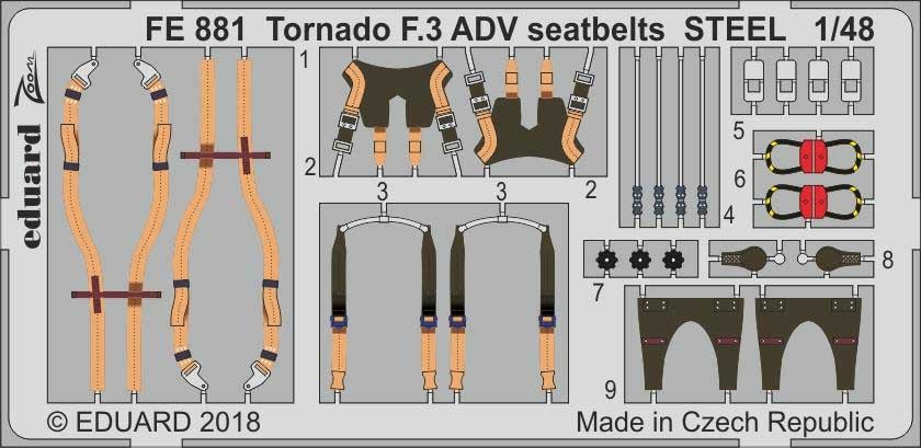 【新製品】FE881 塗装済 トーネード F.3 ADV シートベルト