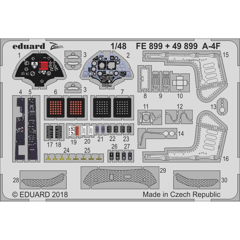 【新製品】FE899 塗装済 ダグラス A-4F スカイホーク 内装