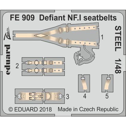 【新製品】FE909 塗装済 ボルトンポール デファイアント NF.I シートベルト