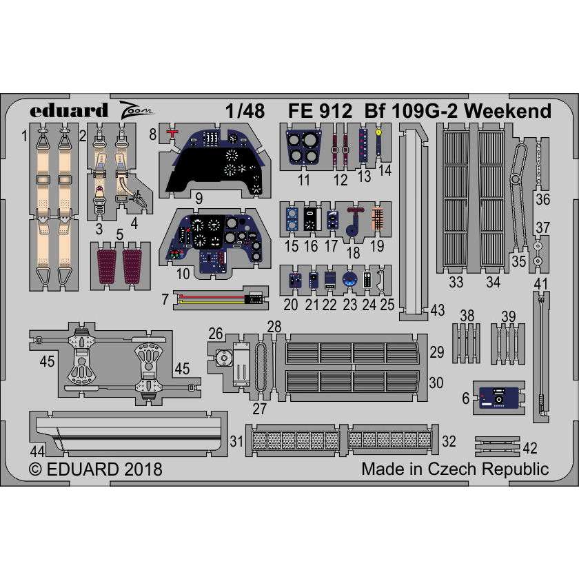 【新製品】FE912 塗装済 メッサーシュミット Bf109G-2 ウィークエンドエディション